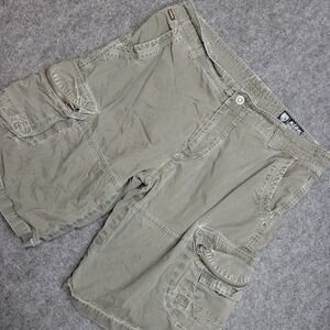 Kuhl Cargo Shorts Mens 36 Olive Mountain Cargo Rugged Hiking Tactical Utility